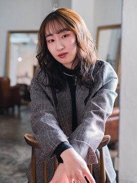 ヘアークラフト(Hair Craft) ルーズパーマ×オリーブベージュ/岡山/レイヤーカット