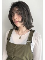 バロンフェム(baLon.fem)&nbsp;【top stylist本田愛】大人オリーブグレージュ＋レイヤーウルフ