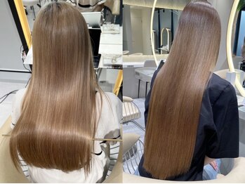 髪質改善サロン hearts. 熊本/縮毛矯正/レイヤーカット/ショートボブ【ハーツ】の写真/あなたの髪に合わせたオーダーメイド髪質改善。毛先までしっとり柔らかな手触りの艶髪に[熊本/髪質改善]