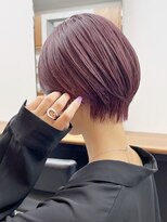 アビー(ABBEY4) 暖色ショートカット丸みショートマッシュショート表参道