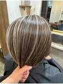 白髪もぼかせるハイライト