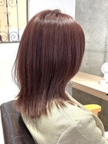 アヤラグランスパ 船橋店(AyaLA GRAN SPA)&nbsp;【福田隆晃】ミディアムレイヤー/ハイライト/ピンクブラウン