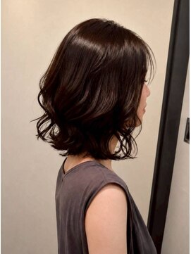エイム ヘア リンク 長津田店(eim hair rink) 20代30代40代/ゆるふわ巻き/ショコラブラウン[長津田/髪質改善]