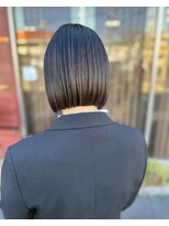 セットアップ 岡山北長瀬店(SET-UP) 似合わせカット ぱっつん/ボブ/黒髪