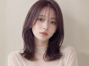 ルーム プロデュースドバイ アミカ(Room produced by Amica)の写真/透明感溢れるカラー×髪質改善トリートメントが人気の下関美容院＊ブリーチなし明るいカラーも高評価♪下関