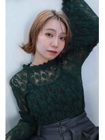 トトノ ヘアアンドケア(TOTONO hair & care)&nbsp;柔らかベージュの外ハネボブ