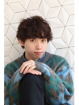 ナタン 自由が丘(NATHAN)&nbsp;マッシュ ゆるパーマ ダメージレス ネープレス 外国人風