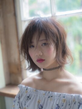 美容室 シープ 小岩店(Seep) カジュアルフェミニンな無造作ボブ【小岩】