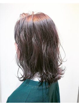 ハビット (habitt) 【habitt】ルーズウェーブ×ラベンダー★