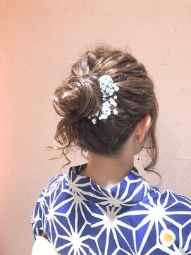 ネオリーブアーチ 武蔵小山店(Neolive arch) ふんわり浴衣アレンジ*