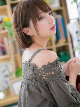 カバーヘア ブリス 大宮西口(COVER HAIR bliss) *bliss大宮*シュッと引き締め！小顔前下がりボブb!