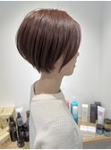 シンプルな大人丸みショート