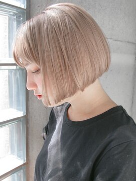 リリアン 青山(relian) ハイトーンワンレンボブ☆relian青山