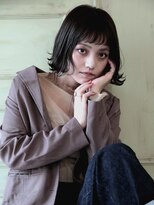 ヴァン カウンシル 王子(VAN COUNCIL)&nbsp;暗髪ボブ×オン眉