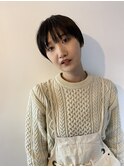 無造作マッシュショートボブ