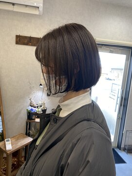 ヌーク(nuuk) ミニボブ×グレー