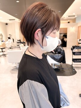 ヴィサージュタイム(VISAGE thyme) 大人丸みショート/ショート/ショートボブ/ベージュ/ハイライト