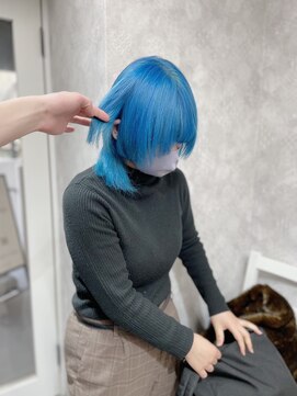 ジオ 国分寺(the O's) 斜めバング/シルキーベージュ/ブラントカット[国分寺駅]