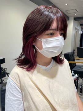 ツキ 横浜店(tuki) インナーカラーケアブリーチイヤリングカラーハイライトレイヤー