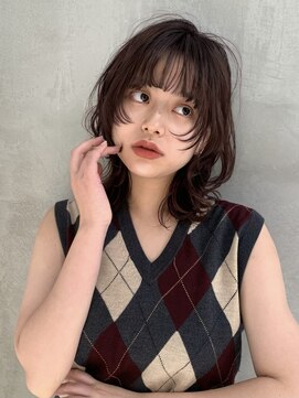 ロンドエニカ 大宮(Lond enika) ウルフレイヤー韓国ヘアブラウン大宮