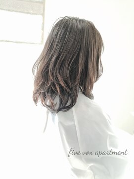 ファイブボックスヘアー 広島(five vox hair) 予防美容ケアカラー　グレージュ