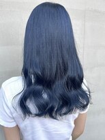 ヘアー アイス ルーチェ(HAIR ICI LUCE)&nbsp;ブルーブラックブルージュカラーブルーアッシュ/中西