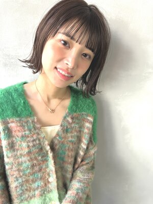 ［銀座］[カラー+カット+水TR￥9900]オフィスでも普段の生活にもフィットするSTYLE◆大人女性の隠れ家SALON