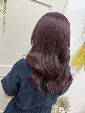 レナークソワン(LENAHC SOIN) うるツヤカラー/赤みブラウン/髪質改善トリートメント