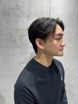 ハイプ(HYPE)&nbsp;ナチュラルマッシュ/韓国マッシュ/ニュアンスパーマ/メンズ/眉毛