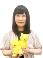 黄ぐまくん美容室 ミディアム レイヤー