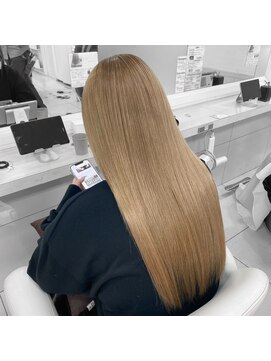 アッシュ 小岩店(Ash) ブリーチカラー/ミルクティーベージュ/ケアブリーチ