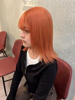 ルシュカイチマルニ(Rasca102) Rasca◇オレンジカラー　ブリーチカラー　ダブルカラー