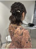 ゆるっとハーフアップ