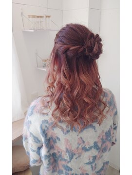 トパーズ(topaz) ハーフアップ