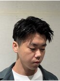 ツーブロックショート