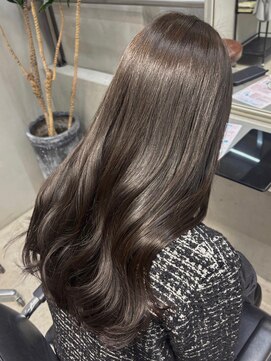 テトヘアー(teto hair) オリーブグレージュ、イルミナカラー、透明感カラー
