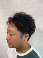 アメジスト(amethyst)&nbsp;ツーブロック　ソフトツイストパーマスタイル