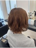 ボブ×パーマ