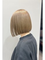 シュク 高円寺(SYUK)&nbsp;ボブ/ハイライト/ミルクティーベージュ【SYUK高円寺】kanna