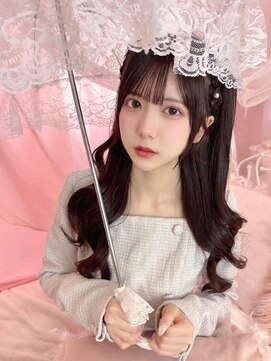 リルミー(Lilme) 橋本菜々子ちゃん編み上げハーフツイン*まゆ/小顔/大須 栄