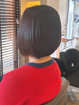 【95.カラー×髪質改善】縮毛矯正・白髪染め・ショートカット♪