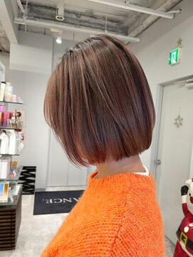 アヴァンス 京橋店(AVANCE) 黒髪/クラゲヘアー/オリーブグレー/小顔/ココアベージュ/京橋