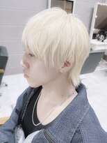 デイズ(days)&nbsp;ホワイトブロンドウルフカット/ダブルカラー