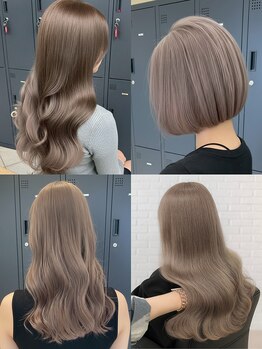 プロデュース 淵野辺店(Produce)の写真/20代女性に圧倒的人気☆ケアブリーチで叶える透明感ミルクティー＆ブリーチなしダブルカラー[淵野辺]