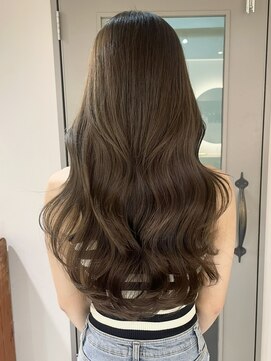 ネオリーブ チロル 横浜西口店(Neolive CiroL.) 透け感◎ダブルカラーオリーブベージュレイヤーカット【横浜】