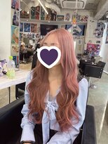トーキョー オタクヘアー(TOKYO OTAKU HAIR) 初めてのブリーチにオススメ/ピンクベージュカラー