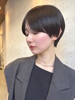 ダム(DaM)&nbsp;ナチュラルボブ前髪ありイメチェン20代30代40代ショートボブ