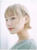 レイヤーカット韓国風ダブルカラー顔周り前髪カット