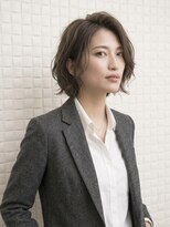 スマイル(SMILE)&nbsp;ニュアンスパーマのくせ毛風ショートボブ