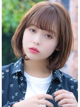 アグ ヘアー レント 巣鴨店(Agu hair rent) 大人かわいい◎ ことりベージュのフェミニンボブ☆